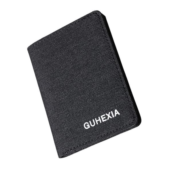 RFID-blokerende, slank og minimalistisk pung Black Black