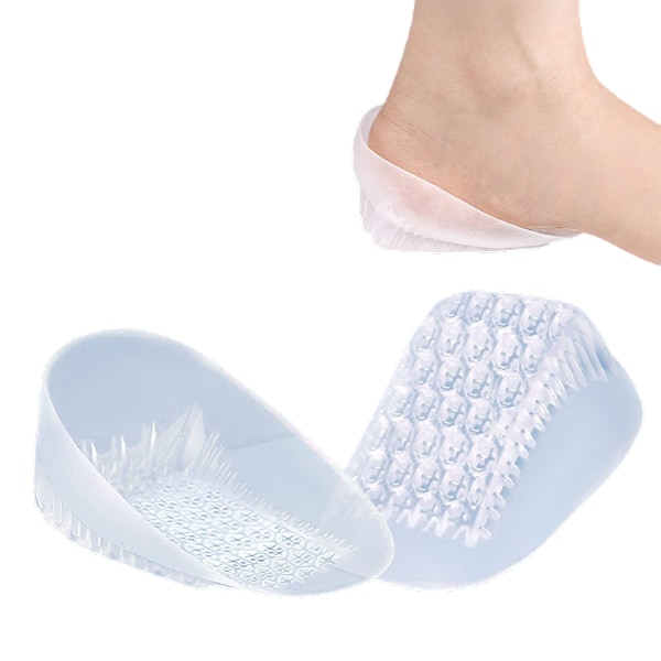1 par U-formad hälgelpad – höjdlyftdyna Transparent Transparent