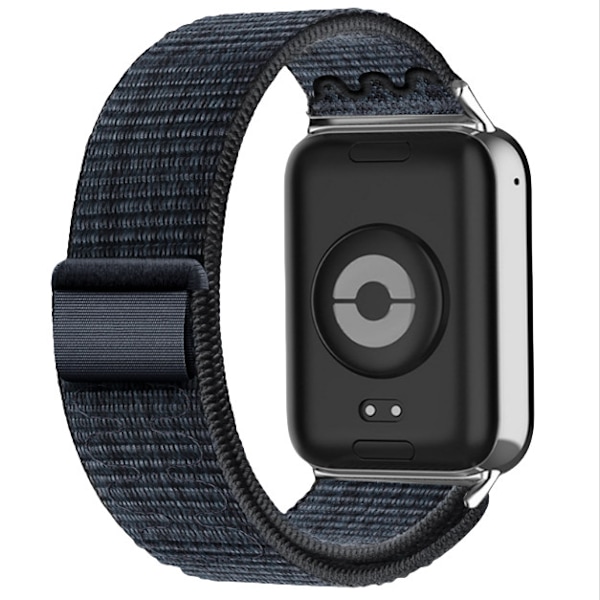 Alpine Loop flettet nylon urrem til Xiaomi 9 Pro/8 Pro Sort + blå