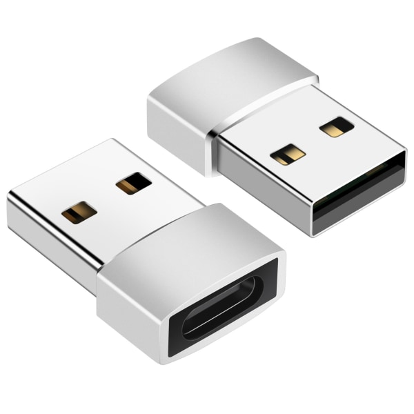 INF Adapter USB-C (hun) til USB-A 2.0 (han) Sølv
