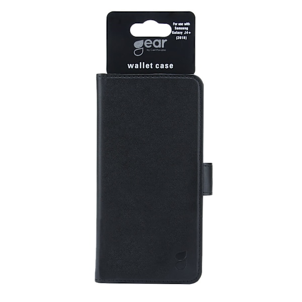 Mobilfodral 3 Kortfack Svart - Samsung Galaxy J4 Plus 2018