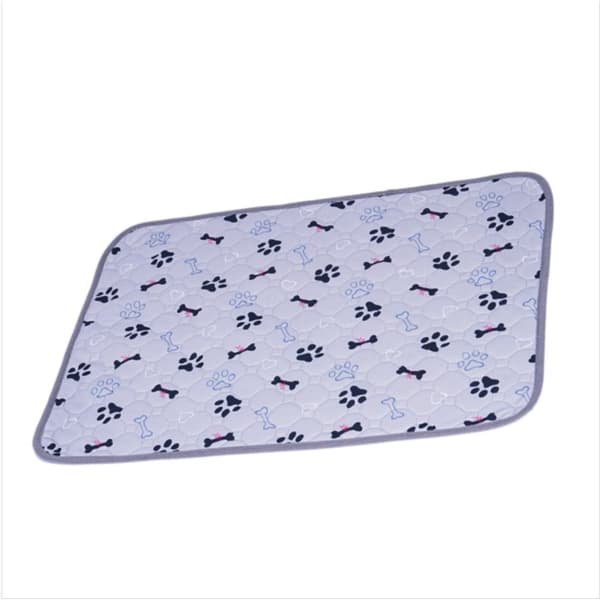Machine Washable Non-Slip Absorbent Pet Pee Pad - Breathable Waterproof Training Mat for Dogs M M