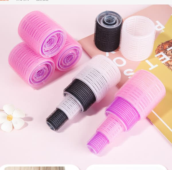 Ubesværede pandehårskrøller: 36-delt hårrullesæt til perfekt stil Pink Pink