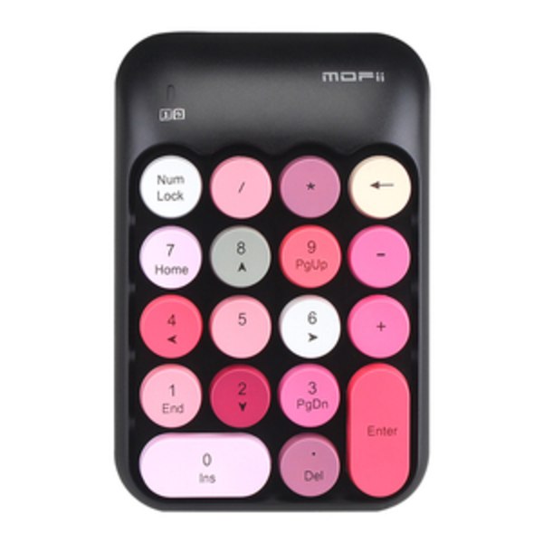 MOFII trådlös numerisk knappsats X910 Svart+röd