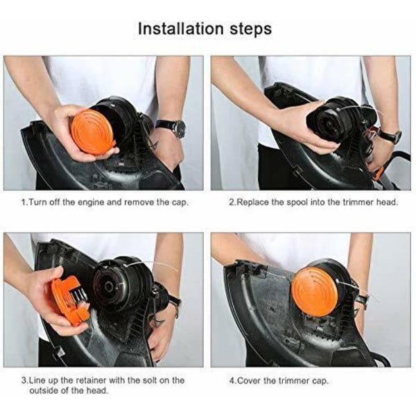 Sæt med reservespoler til BLACK+DECKER AF-100