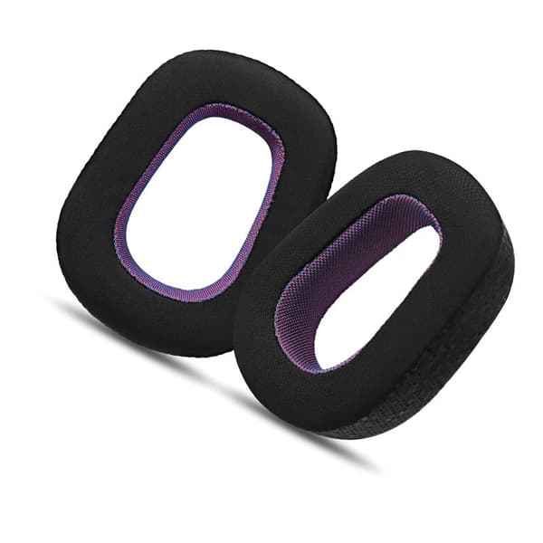 Udskiftningsørepuder til Logitech Zone Vibe 100 - Sort/Lilla - 2 stk.