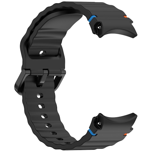 Samsung Watch 7.6 aaltoileva ommeltu ranneke Musta