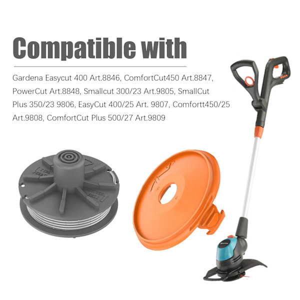 INF Trimmerspole för Gardena Easycut 400, ComfortCut450 grästrimmer