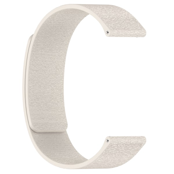 Cloud Wood Grain Silicone Magnetic Strap Hvid 22 mm