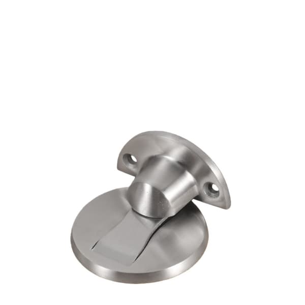 Usynlig magnetisk dørholder i 304 rustfrit stål med 3M klæbemiddel og skruer Silver Silver