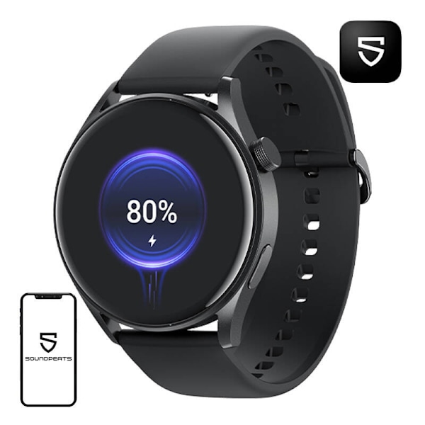Soundpeats Watch4 smartwatch (sort)