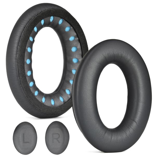 Erstatningsørepuder til Bose QC45 QC35 DarkGrey DarkGrey