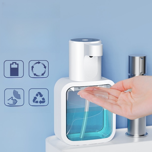 S17 Smart Sensor Tvåldispenser - Beröringsfri Skumning Svart