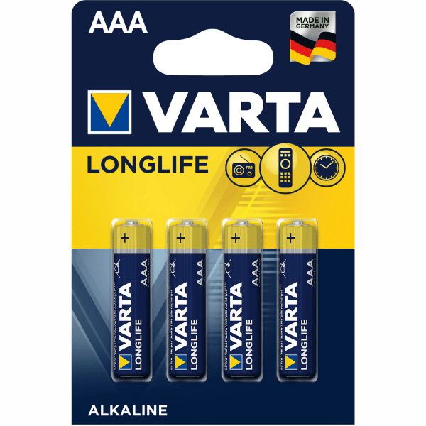 Varta Longlife AAA / LR03 Batteri 4-pack