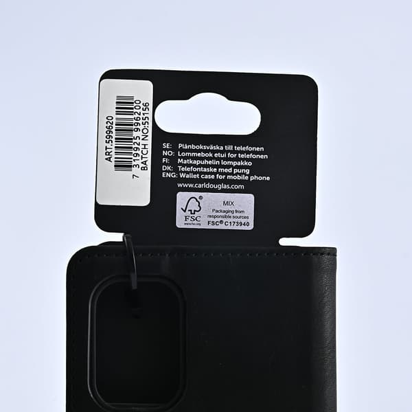 Nokia G60 5G -puhelinkotelo, jossa 3 korttipaikkaa, musta