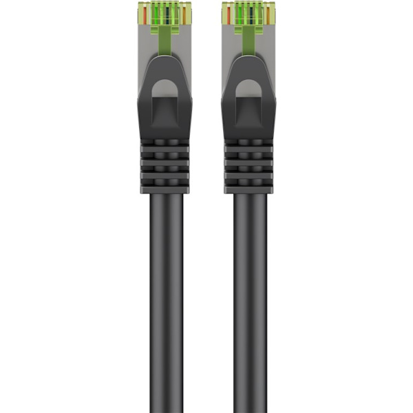 GHMT-certifierad CAT 8.1 patchkabel, S/FTP (PiMF), svart
