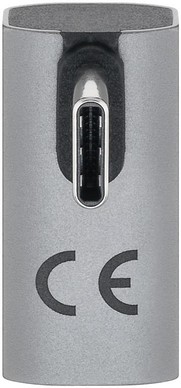 USB-C™-sovitin pystysuoraan 90° käännettynä, USB4™