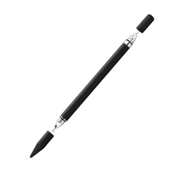 2 i 1 Stylus penna med skrivfunktion svart