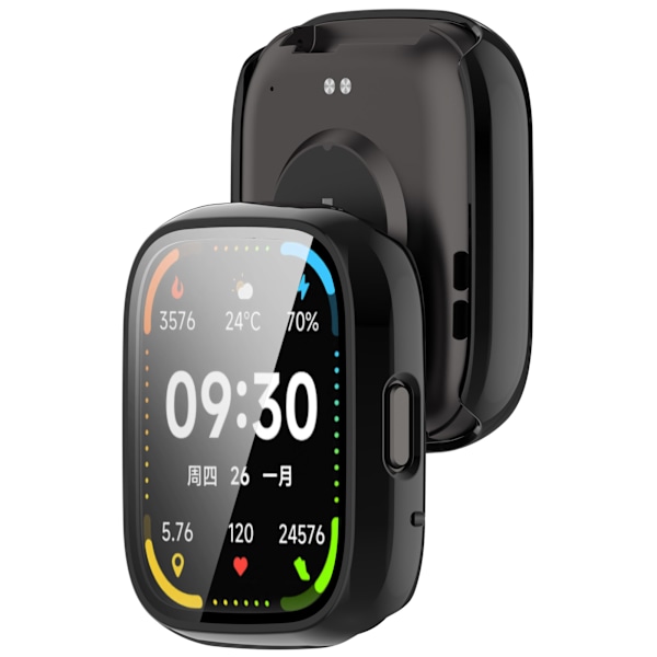 Skyddsfodral för Letscom Watch 3 Svart