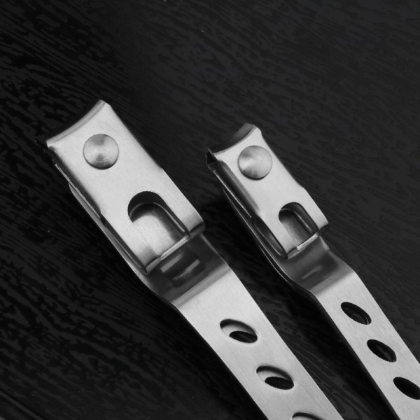 Nagelklippare för tjocka naglar 2-pack Silver