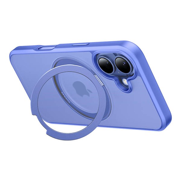 Torras Ostand Pro Fodral för iPhone 16 (blå)