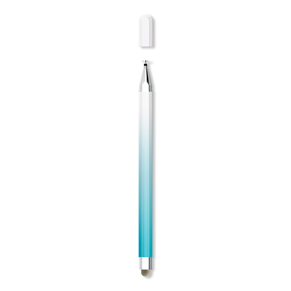 Universell Stylus Penna för Pekskärmar - Vit Blå Gradient