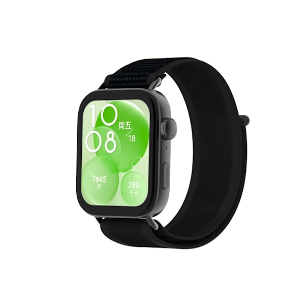 Huawei Watch Fit 3 nylonrem Sort