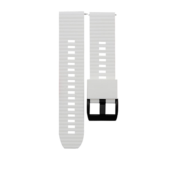 Silikoninen ranneke Samsung Gear S4 Sport -älykellolle Valkoinen 22 mm