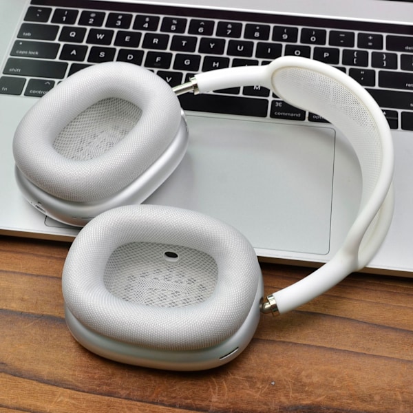 Öronkuddar för AirPods Max - Apple Tyg & Silikon Silver