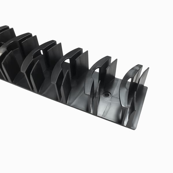 Multi-lags Baseball Cap Vægmonteret Organizer Rack - Nem Installation Hat Opbevaring Black Black
