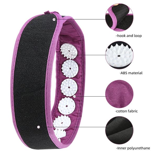 Akupunktur Massage Pannband Set (4-Pack) - Smärtlindring & Avslappning