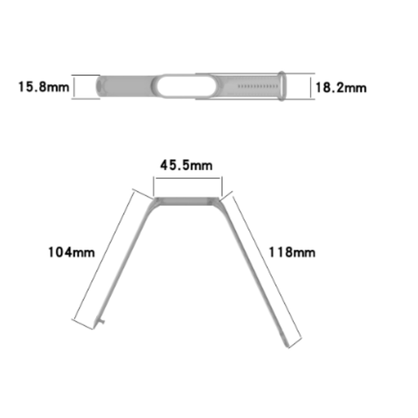 Kellon ranneke Xiaomi Mi Band 5/6 Musta
