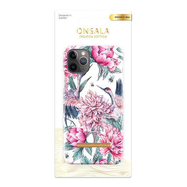 Mobilskal Soft Pink Crane - iPhone 11 Pro Max