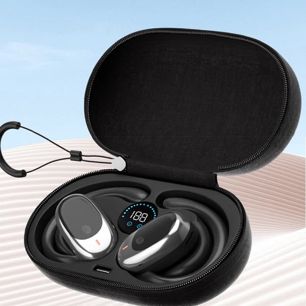 Bluetooth-kuulokkeet: avoimet, pitkä akunkesto Musta