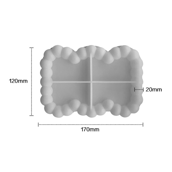 Silikone-coasterform, bølgeform J-219