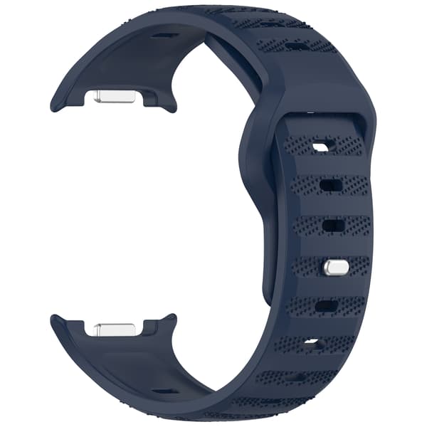 Stilfuld silikonerem til Galaxy Watch8 & Watch Ultra2 Blue Blue