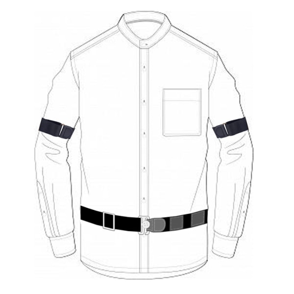 2.5 Uppgraderad skjorta med halkskydd och strumpebandsuppsättnin