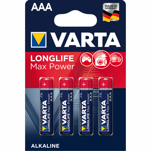 Varta Longlife Max Power AAA / LR03 Batteri 4-pack