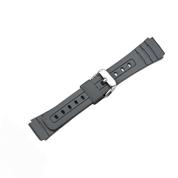 Mattgrå klockarmband med verktygssats - 18 mm klackbredd