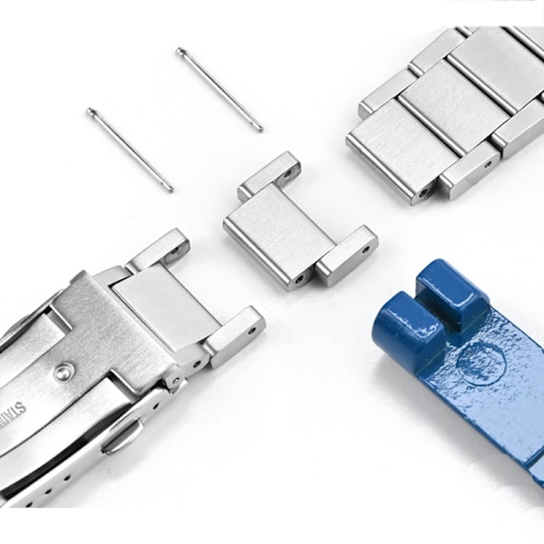 Klockarmband i rostfritt stål för Casio GST-serien Silver