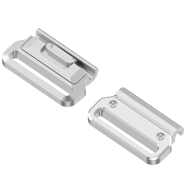 Snabbkoppling för Garmin-klockor 26mm Silver [2-pack] 20 mm 20 mm