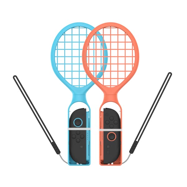 Forbedr dit spil: SWITCH 2 tennis ketsjer sæt - blå & orange