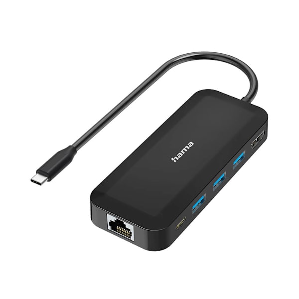 USB-C Hubb Multi 6x Portar USB-A USB-C HDMI LAN