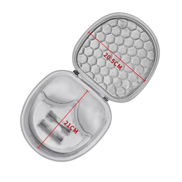 Litet förvaringsfodral för hörlurar (2-pack) med krok Grey Grey