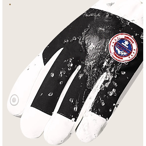 Tech Handskar med Arctic Fleece Foder S Vit