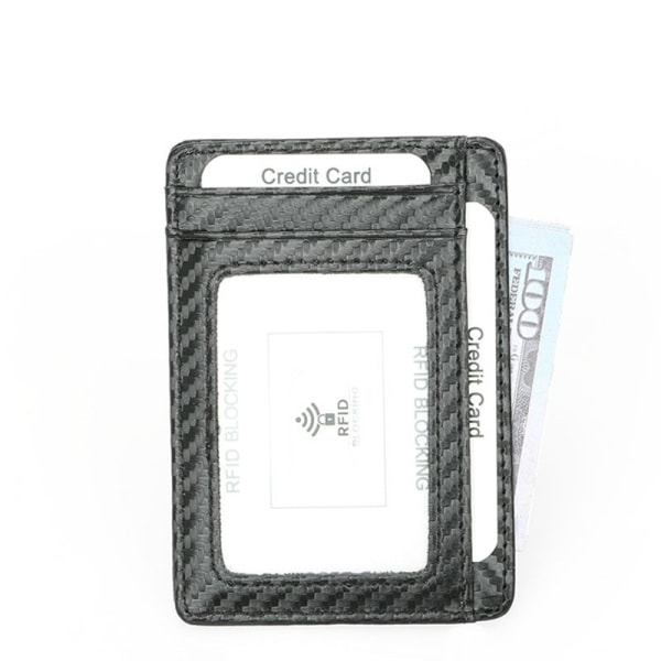 AirTag plånboksfodral RFID-blockerande Svart
