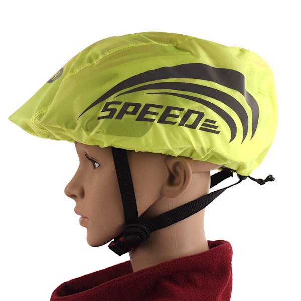 Reflekterande Cykelhjälmskydd Grön