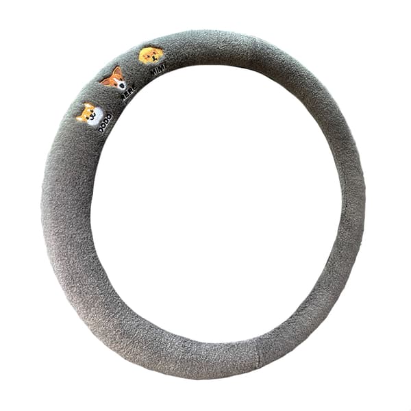 Lyxigt fårskinnsrattskydd Grey Grey