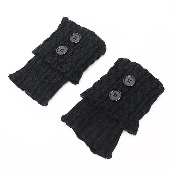 Stickade benvärmare, stövelmuddar för kvinnor, slouchy boot socks