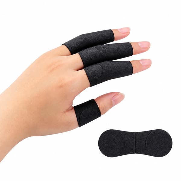 30 stk. fingerledsstøttetape til enkeltfinger, typing, touchskærm og let håndarbejde Black Black